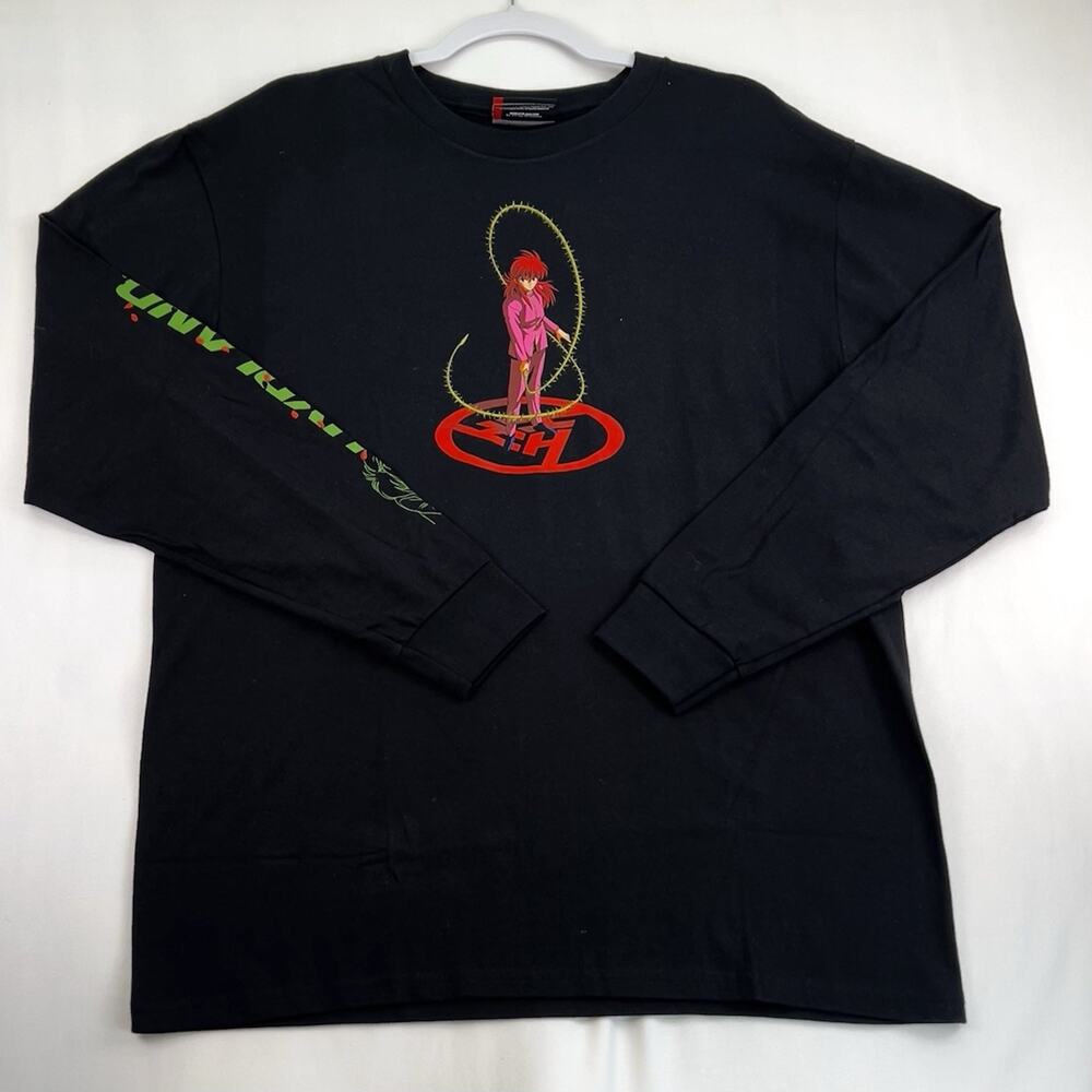Hypland Yu Yu Hakusho Adult Tshirt Large (23X31) Anime Manga Black Long Sleeve